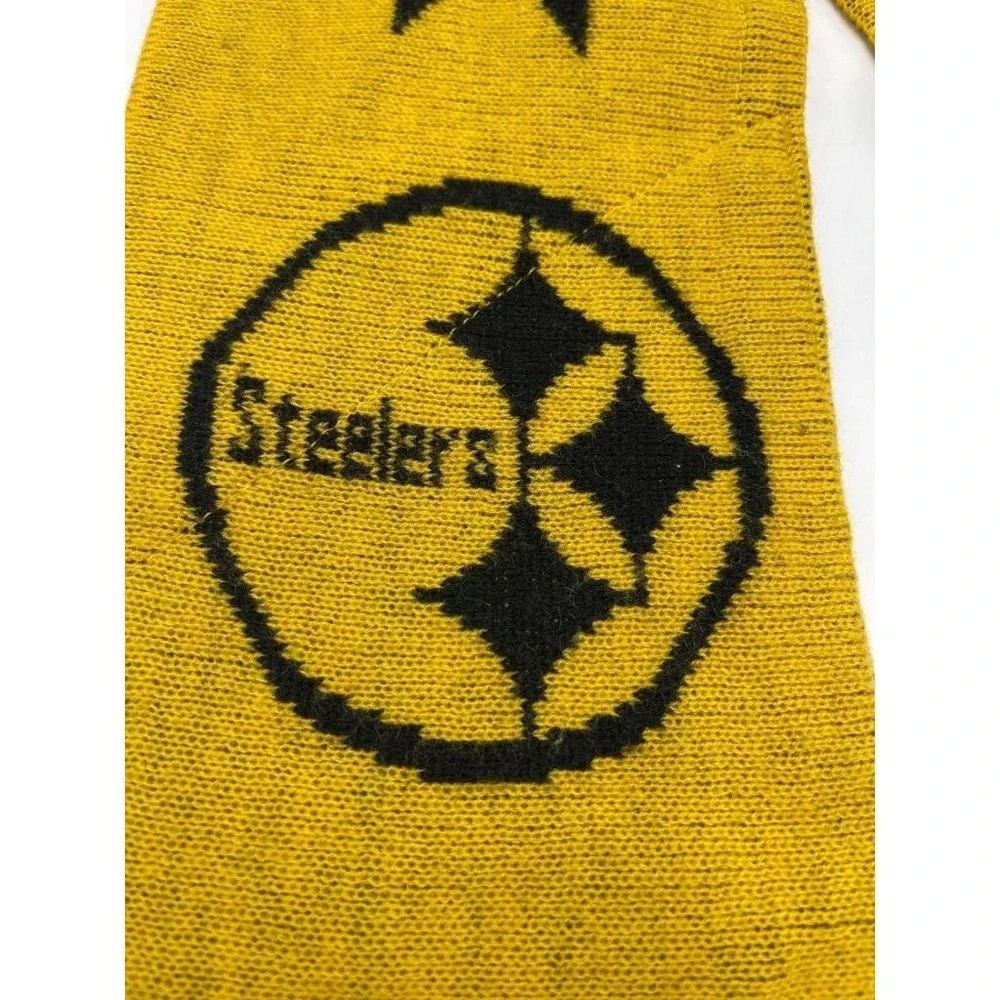 Pittsburgh Steelers Scarf NFL Football Black Yellow